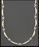 14k Gold & Sterling Silver Necklace