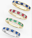 14k Gold or White Gold Stackable Band